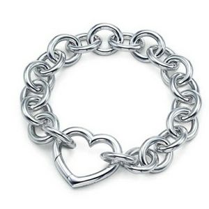 Tiffany & Co Round link heart bracelet